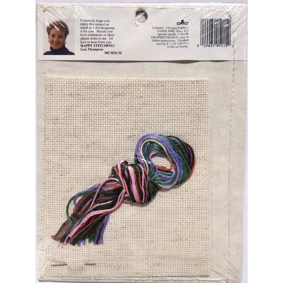 🦋 Serenity Prayer Cross Stitch Kit by Heirloom Treasure Designs #5125 - Picture 2 of 2